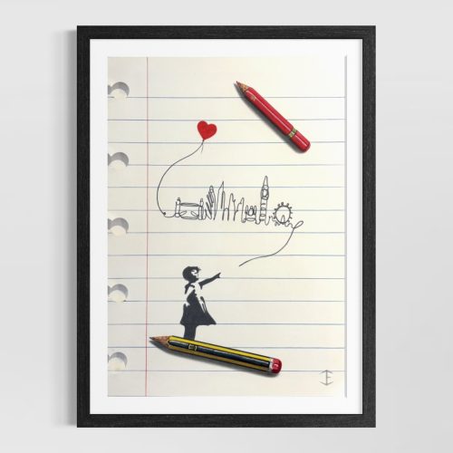 this is not a banksy framed