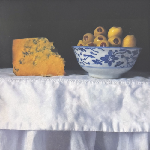 Kate Verrion | Perfect Match | Hyperrealist Still LIfe Oil Painting on Paper